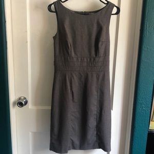 H&M Gray Fitted Dress Size 8